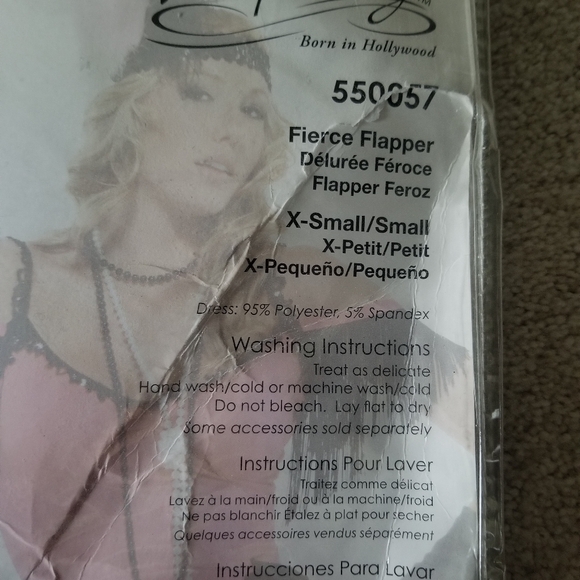 Flapper Costume With Accessory Set - Picture 4 of 5